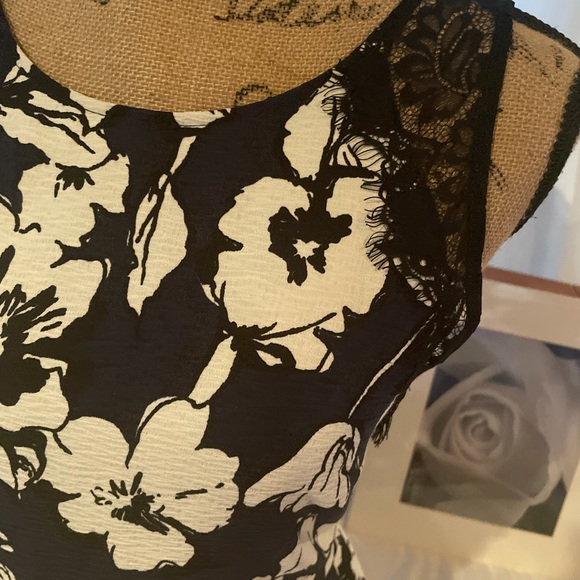 Lulus Dresses Lulus Lush Black And White Floral Dress Size Small Poshmark